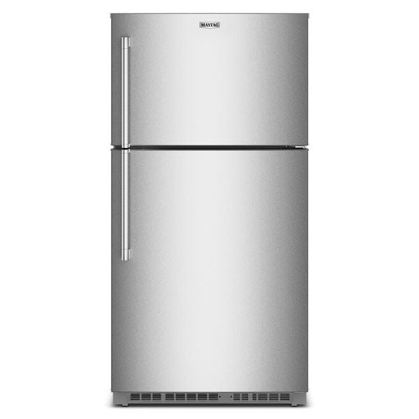 33" Wide Top-Freezer Refrigerator With Garage Mode, 21 Cu. Ft. - Fingerprint-Resistant Stainless Finish