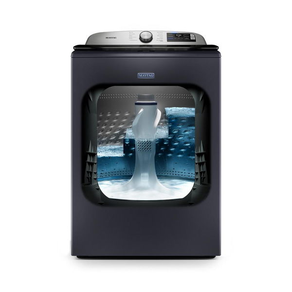 5.2 Cu. Ft. Top Load Agitator Washer With Extra Power And Smart Appliance - Midnight Steel