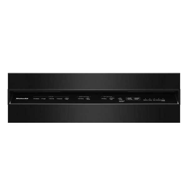 KitchenAid Third Level Utensil Rack Dishwasher With 30+ Total Wash Jets 47 dBA - Black