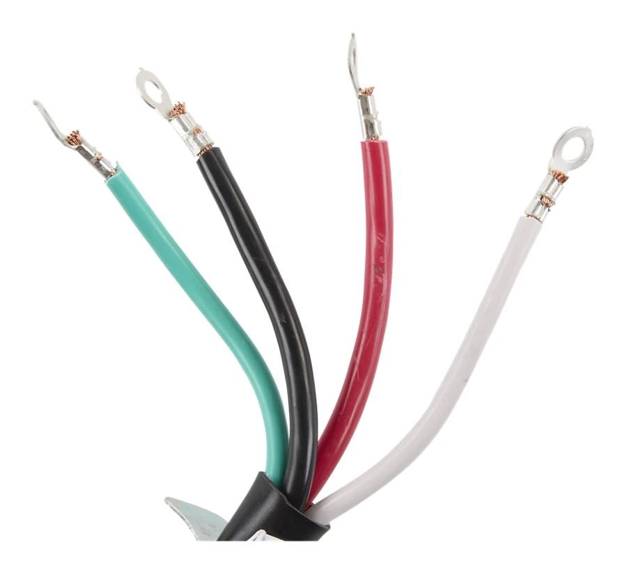 4' Length Electric Range Power Cord - Black