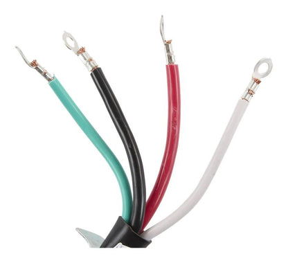 4' Length Electric Range Power Cord - Black
