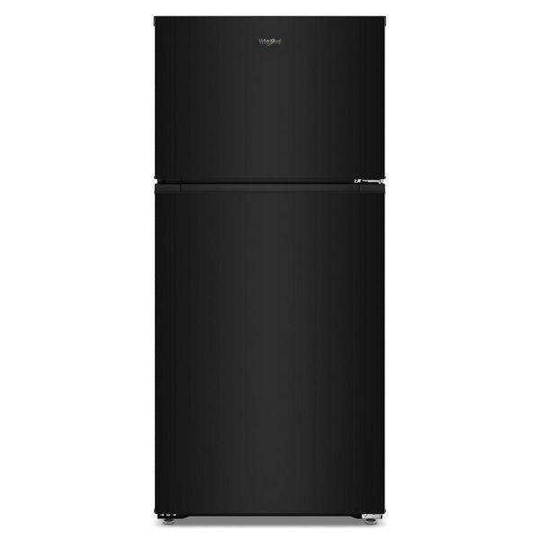 Whirlpool 28" Wide Top Freezer Refrigerator With Total Coverage Cooling, 14.3 Cu. Ft., Electronic Temperature Controls - Black