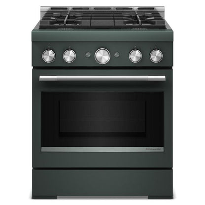 KitchenAid 30" 4 Burner Commercial-Style Gas Range With No Preheat Air Fry Mode - Juniper