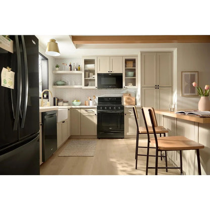 Air Fry Over- The-Range Oven With Flush Built-In Design - Black