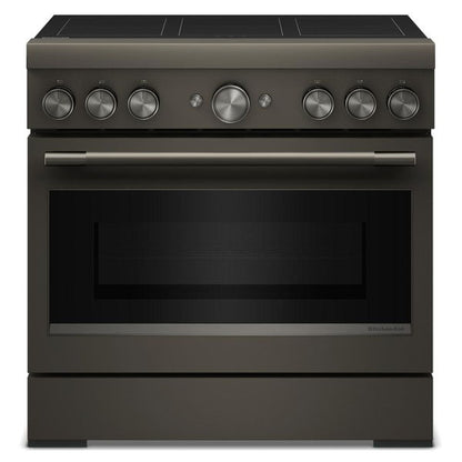 36" 6-Element Induction Freestanding Commercial-Style Range With Air Fry