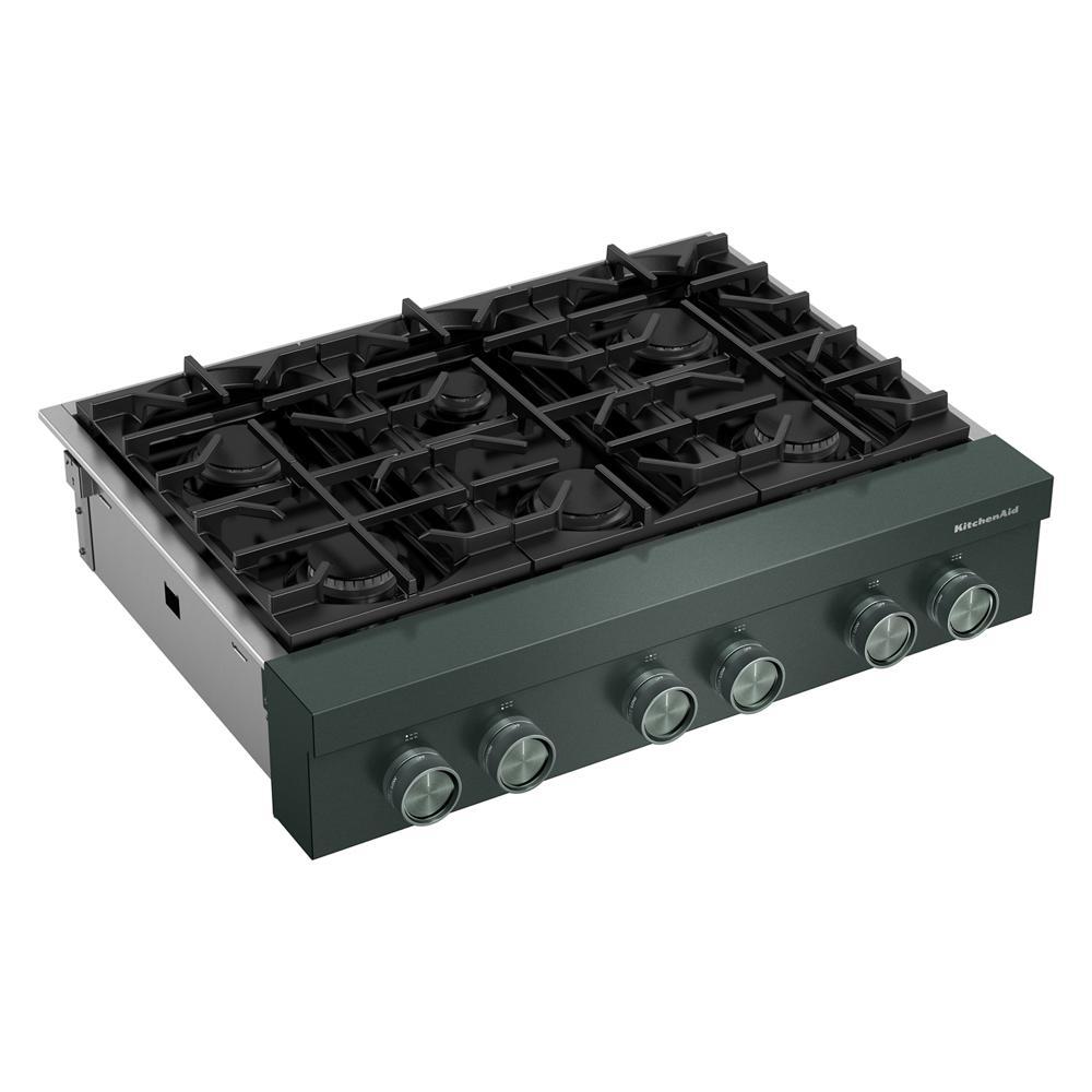 Kitchenaid 36" 6-Burner Gas Commercial-Style Rangetop - Juniper