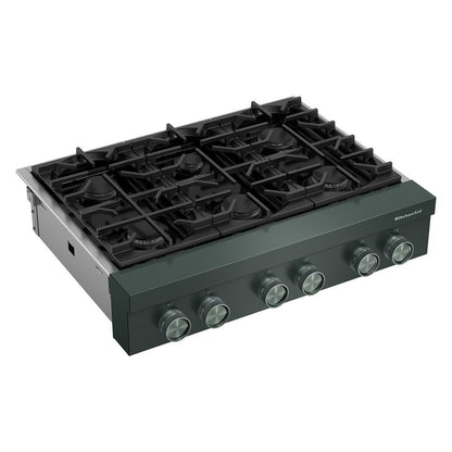 Kitchenaid 36" 6-Burner Gas Commercial-Style Rangetop - Juniper