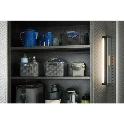 Premier Pre-Assembled 84" Tall Cabinet - Silver Tread