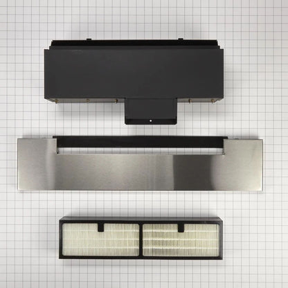 Range Ductless Downdraft Vent Kit, Fits Jes1750Es, Jds1750Es, And Jds1750Ep, Size: 29.8" L X 0.7" W X 6.3" H - Stainless Steel