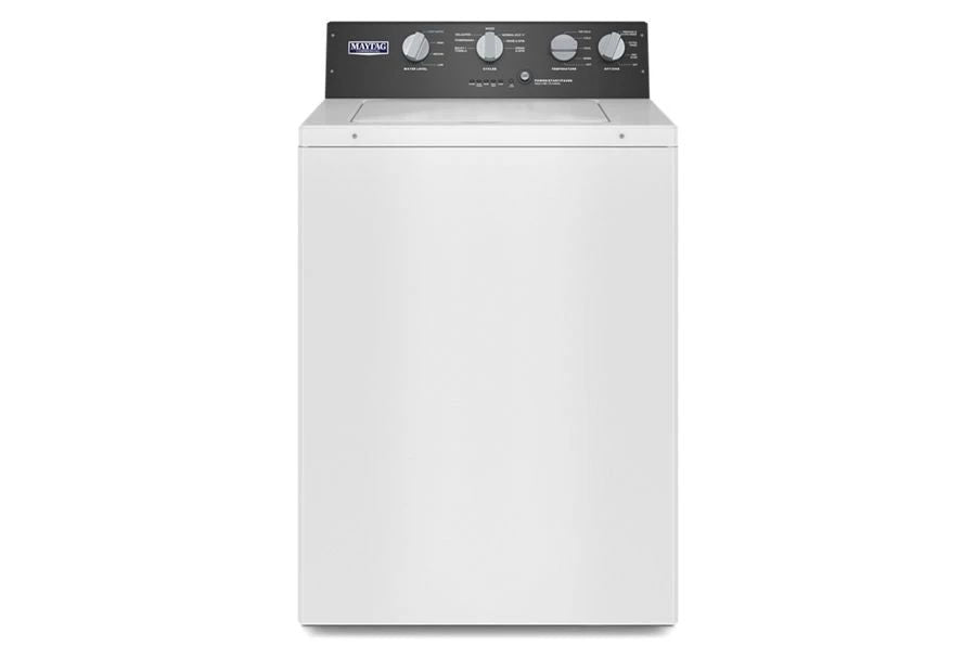 Commercial-Grade Residential Agitator Washer, 3.5 Cubic Feet - White
