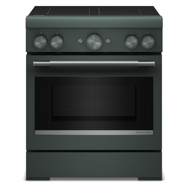 30" 4-Element Induction Freestanding Commercial-Style Range With Air Fry - Juniper