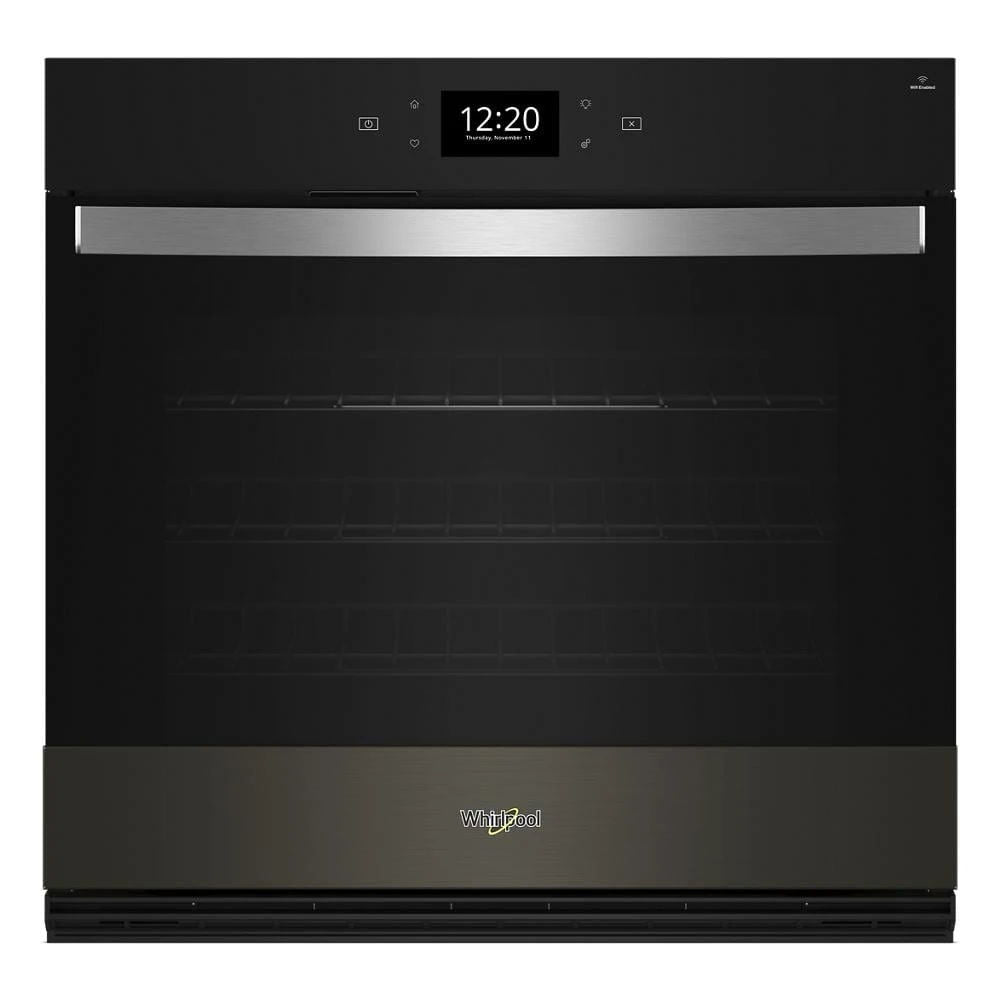 5.0 Cubic Feet Single Smart Wall Oven With Air Fry - Black Stainless Steel With PrintShield Finish