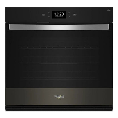 5.0 Cubic Feet Single Smart Wall Oven With Air Fry - Black Stainless Steel With PrintShield Finish