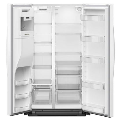 36" Standard Depth Side-By-Side Refrigerator With Trucool System - White