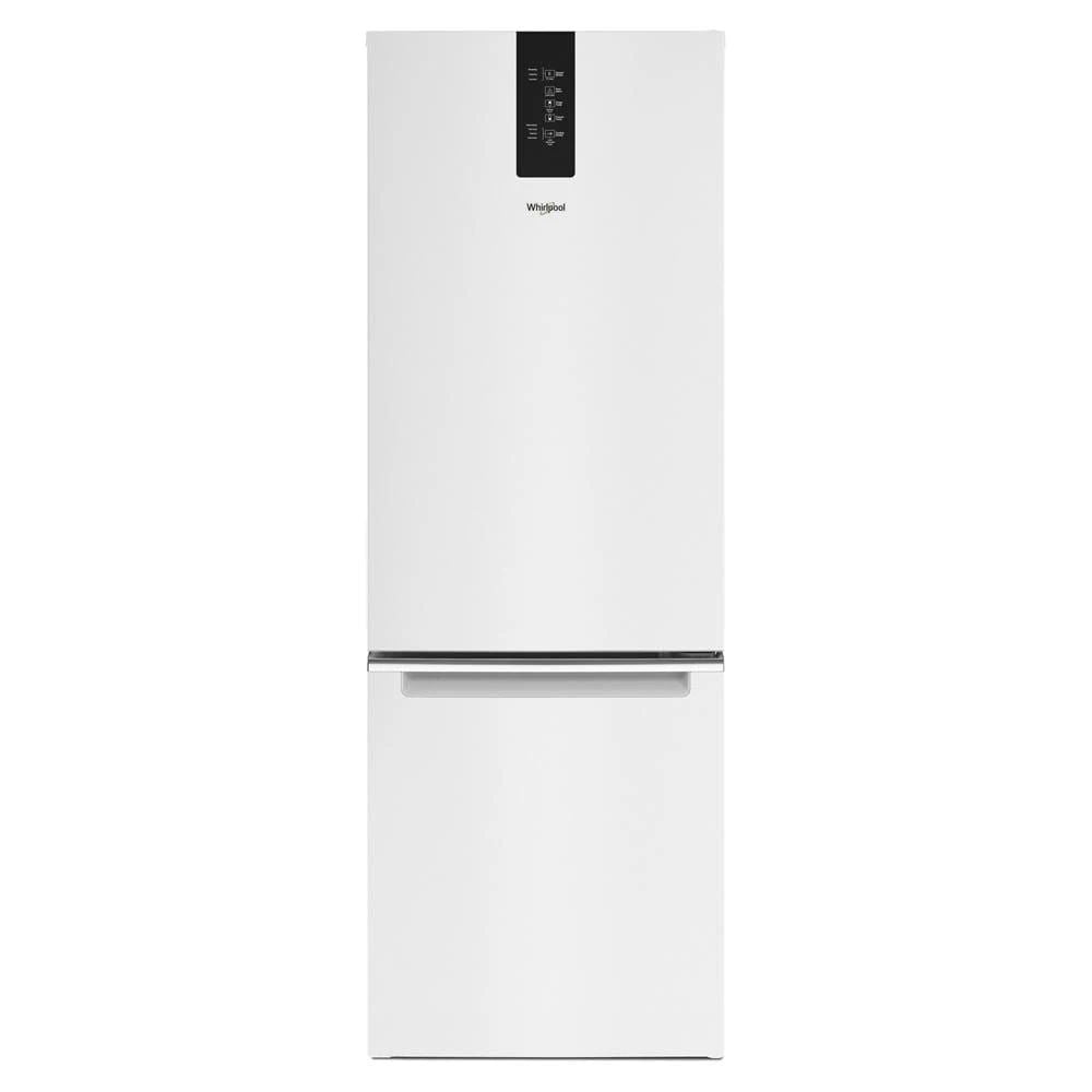 24" Wide Garage-Ready Bottom-Freezer Refrigerator, 12.9 Cubic Feet - White