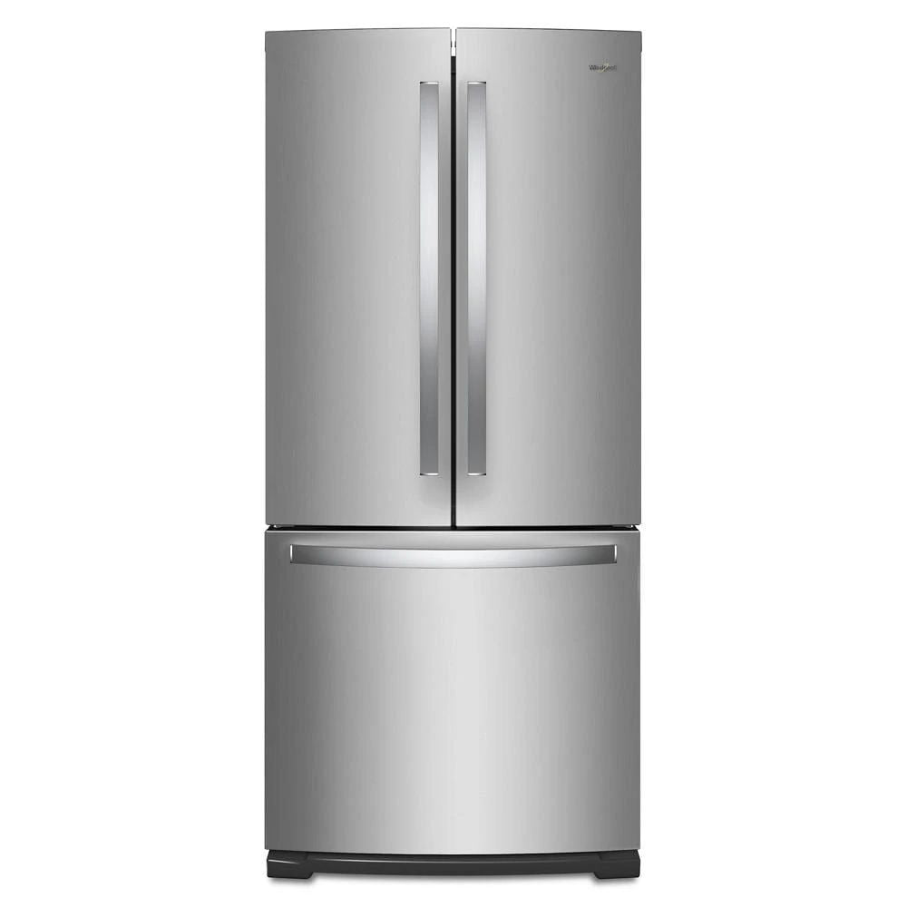 30" Wide French Door Refrigerator, 20 Cubic Feet, With FreshFlow Produce Preserver - Fingerprint Resistant Stainless Steel