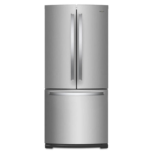 30" Wide French Door Refrigerator, 20 Cubic Feet, With FreshFlow Produce Preserver - Fingerprint Resistant Stainless Steel