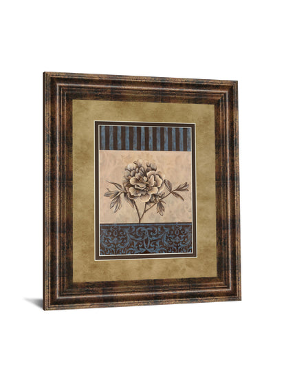 Rose Refined I By Carol Robinson - Framed Print Wall Art - Light Brown
