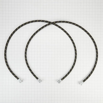 Washer Fill Hoses - 2 Industrial Braided Flexible Hoses
