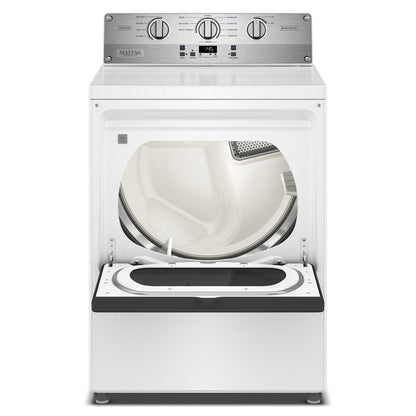 7.5 Cu. Ft. Commercial-Grade Elec Dryer - White