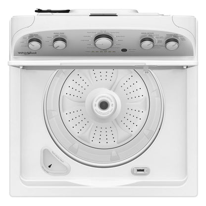 3.8 Cu. Ft. Top Load Washer With Stainless Steel Wash Basket And 360 Wash Agitator - White