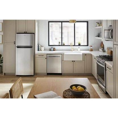 28" Wide Top-Freezer Refrigerator, 16.3 Cubic Feet - Stainless Steel Finish