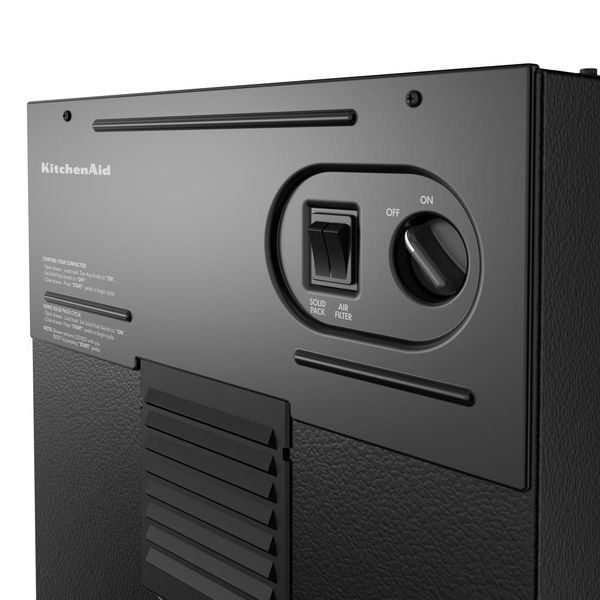 KitchenAid 15" Built-In Trash Compactor With Built-In Odor Management System - Stainless Steel Finish