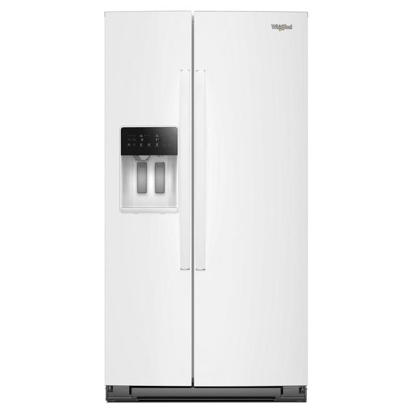 36" Counter Depth Side-By-Side Refrigerator With Trucool System - White