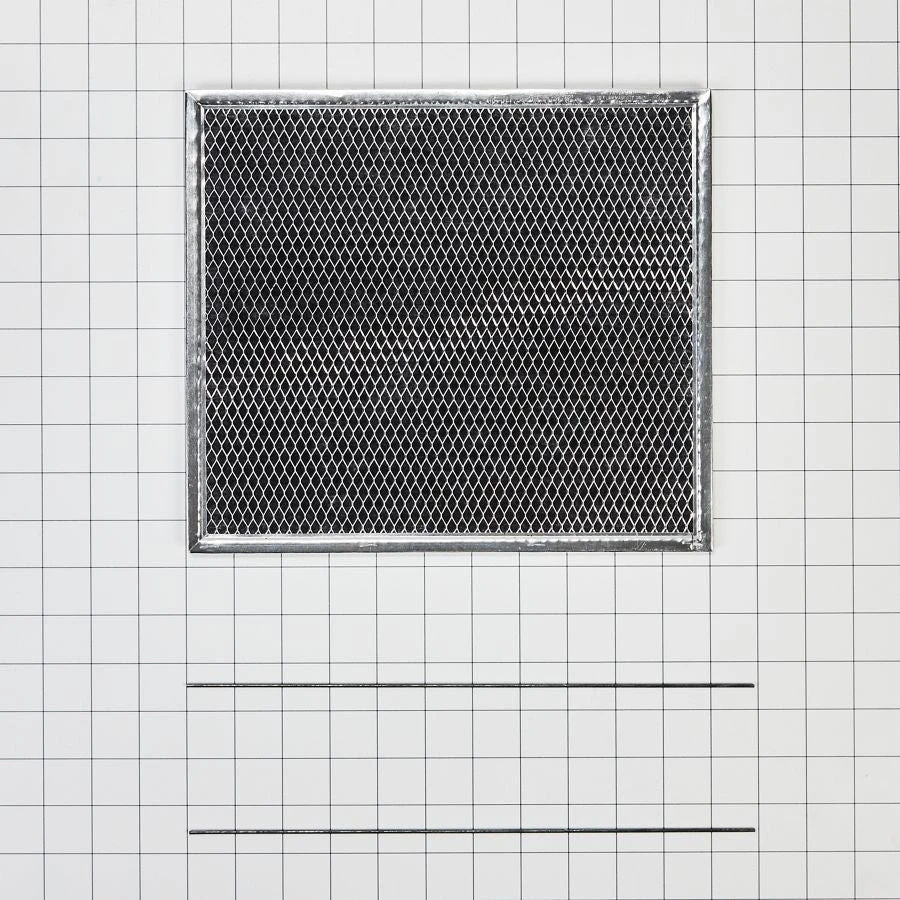 Range Hood Replacement Filter Kit (Includes One 9 5/8" X 10 5/16" Charcoal Filter And Two Metal Rods)