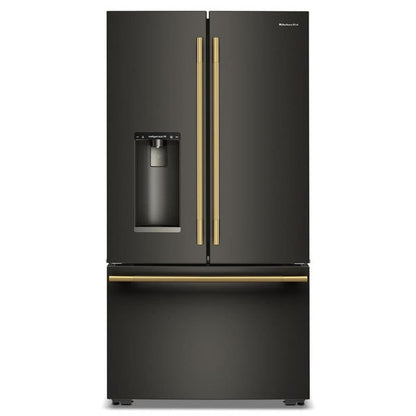 Counter-Depth French Door Refrigerator With Intelligent Auto Fill, Dual Ice - Black Ore