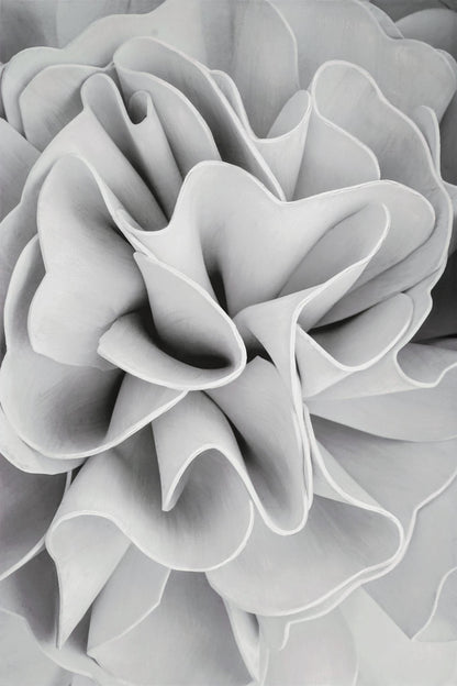 56x84 Hand Painted Textured Canvas - Dark Gray