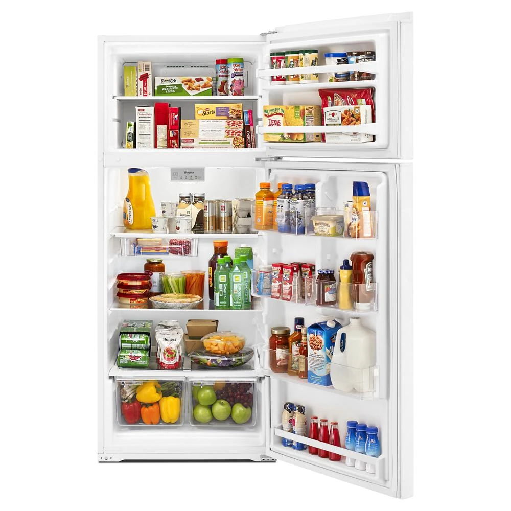 28" Wide Refrigerator Compatible With The EZ Connect Icemaker Kit - 18 Cubic Feet - White