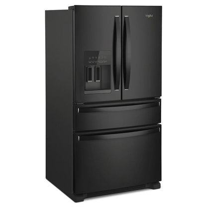 36" Wide French Door Bottom Mount Refrigerator, 25 Cu. Ft. - Black