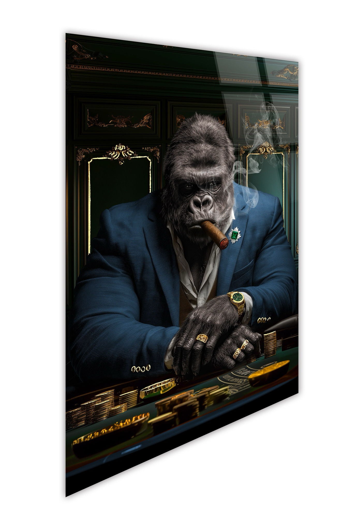 Midnight Don Tempered Glass With Foil - Black / Blue