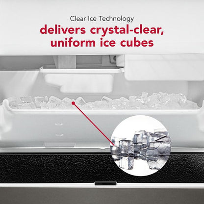 18'' Automatic Ice Maker With Printshield Finish