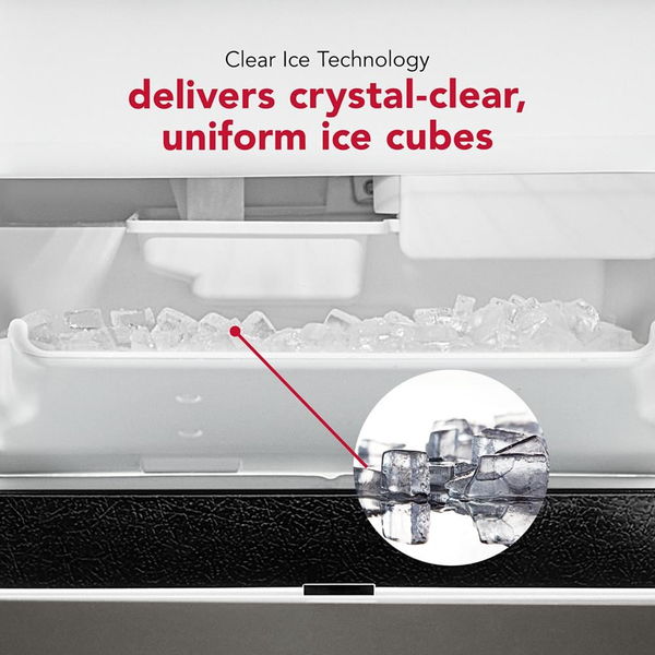 18'' Automatic Ice Maker - Black Ore