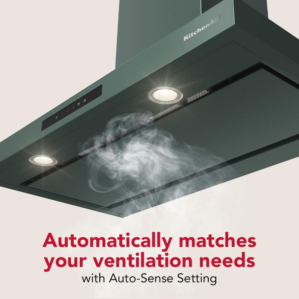 KitchenAid 36" Wall-Mount, 4-Speed Canopy Hood - Juniper