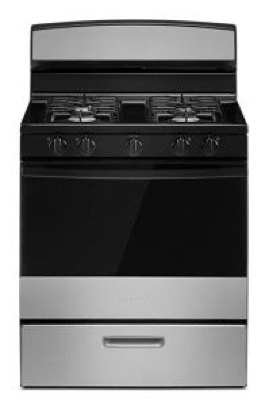 30" Gas Range With Easy-Clean Glass Door - Stainless Steel