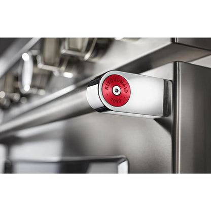 Kitchenaid Commercial-Style Range Handle Medallion Kit (Includes Two Medallions, Screws, And One 1/8" Hex Wrench) - Red