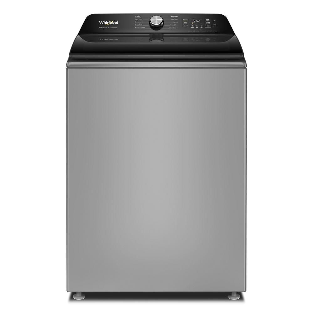 5.2 - 5.3 Cu. Ft. Smart Top Load Washer With The Removable Agitator - Radiant Silver
