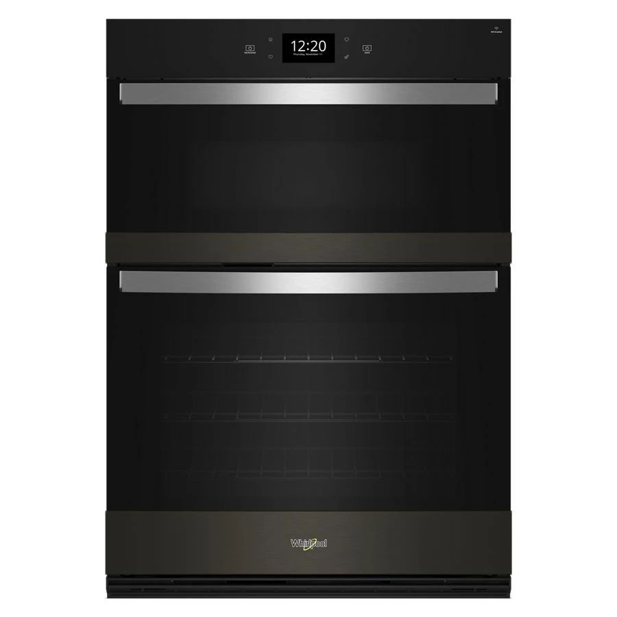6.4 Cubic Feet Wall Oven Microwave Combo With Air Fry - Black Stainless Steel With PrintShield Finish