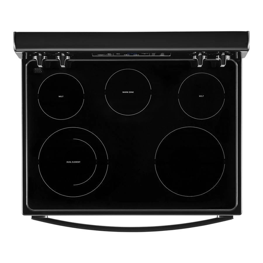 5.3 Cubic Feet Whirlpool Metal Electric Range With Frozen Bake Technology - Black