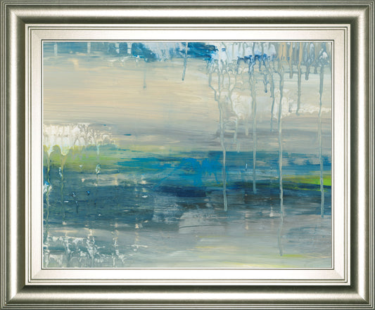 Tasha By Wani Pasion - Framed Print Wall Art - Blue