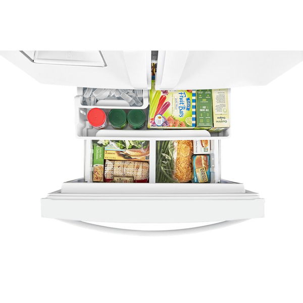 30" Wide French Door Refrigerator, 20 Cu. Ft. - White