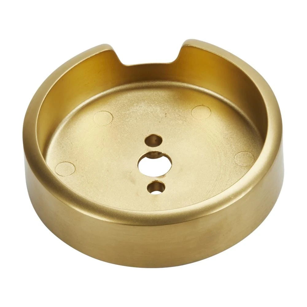 Jennair 3" D Single Bezel For Rise-Style Commercial Range And Rangetop Burner Griddle Knobs - Brass
