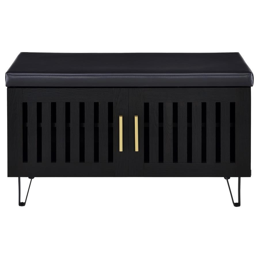 Brixton - 2-Door Padded Entryway Shoe Storage Bench