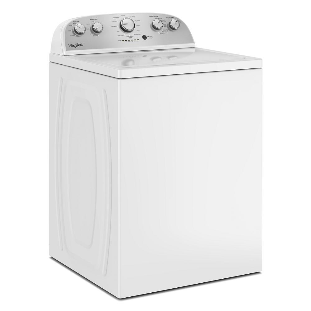 3.8 Cu. Ft. Top Load Washer With Stainless Steel Wash Basket And 360 Wash Agitator - White
