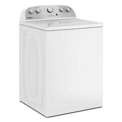 3.8 Cu. Ft. Top Load Washer With Stainless Steel Wash Basket And 360 Wash Agitator - White