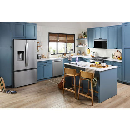 36" Wide True Counter Depth 3-Door French Door Refrigerator - 23.4 Cu. Ft. - Fingerprint-Resistant Stainless Finish