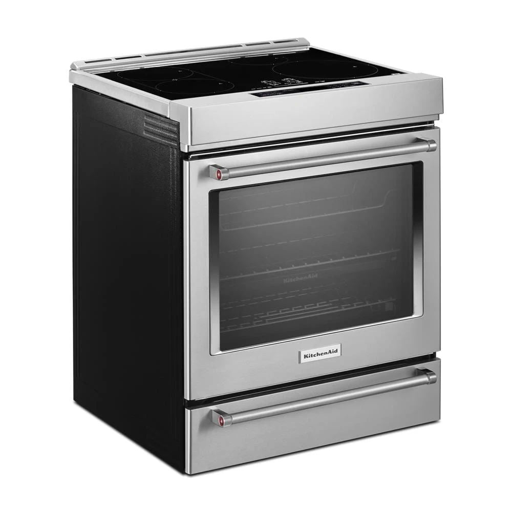 30" 4-Element Induction Slide-In Convection Range With Air Fry - Stainless Steel